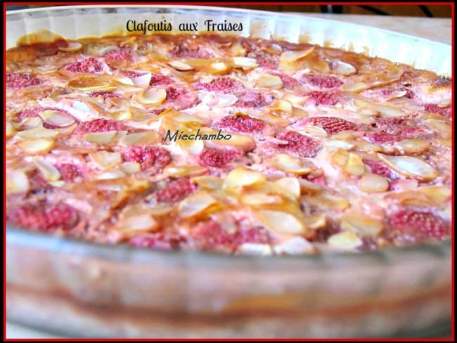 Clafoutis aux fraises