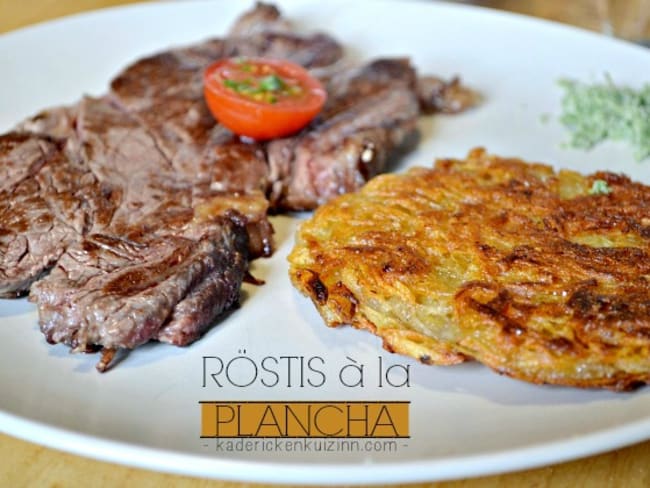 Röstis aux pommes de terre à la plancha