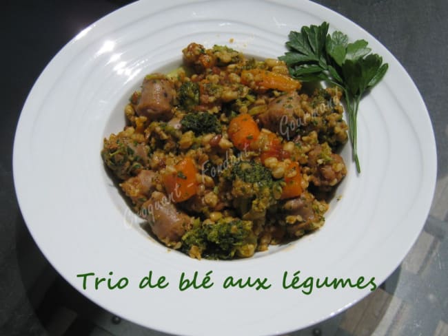 Trio de blé Bjorg aux légumes