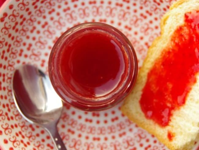 Confiture de fraises O'vin