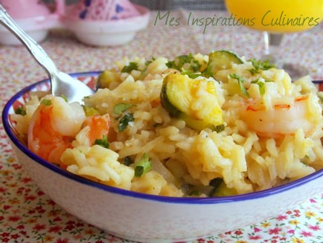 Risotto aux courgettes