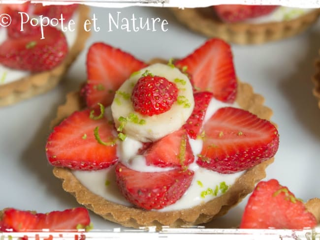 Tartelettes aux fraises et au fromage blanc