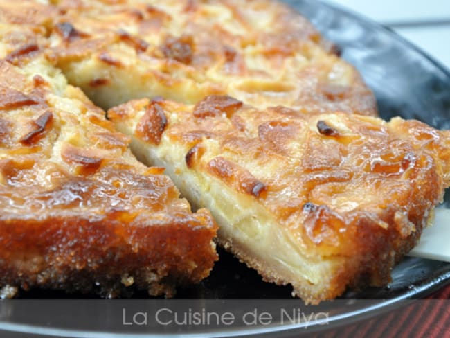 Gâteau caramélisé aux pommes