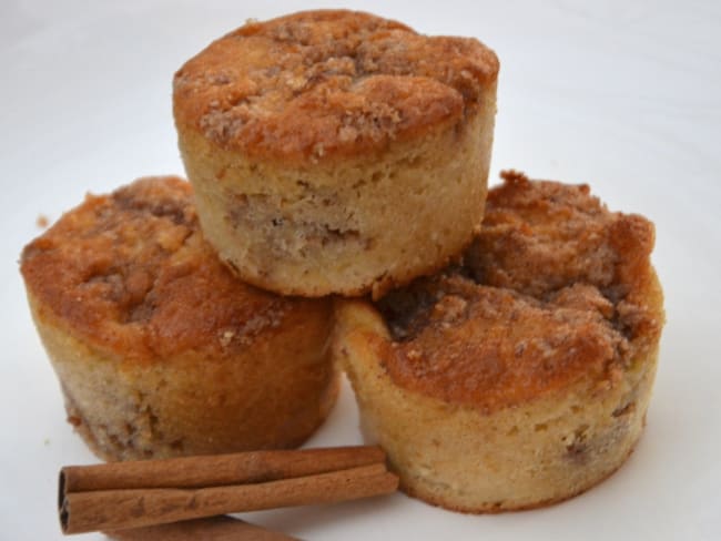 Muffins aux pommes et à la cannelle