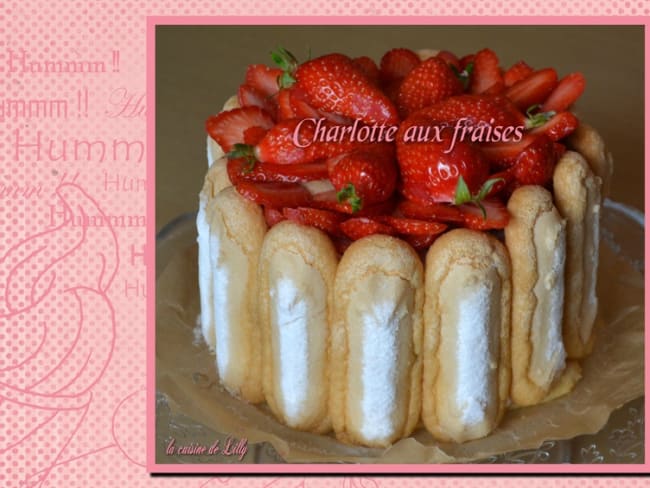 Charlotte aux fraises