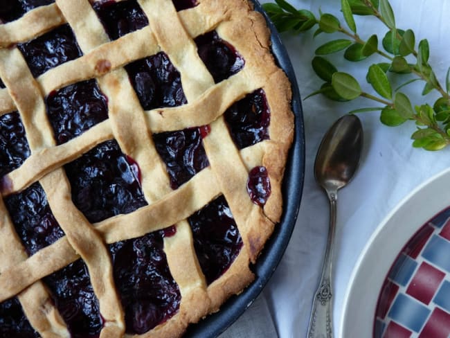 Tourte cherry pie