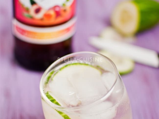 Cocktail Suze du Verger et accompagnements apéritifs