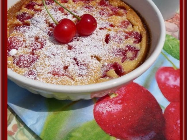 Clafoutis aux cerises aigres