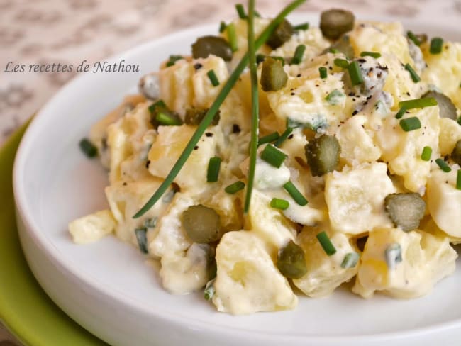 Salade de pommes de terre tartare