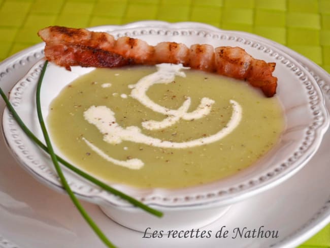 Soupe de feuilles de chou-fleur - Recette par Ma cuisine au fil de mes