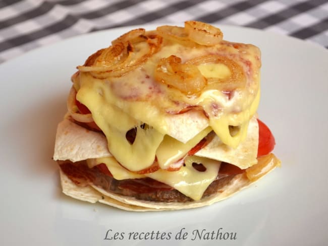 Wrap-burger super dégoulinant fondant