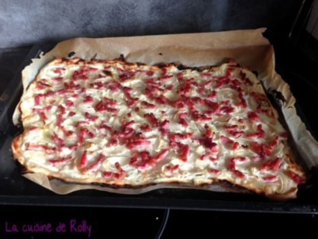 Flammekueche ou tarte flambée maison