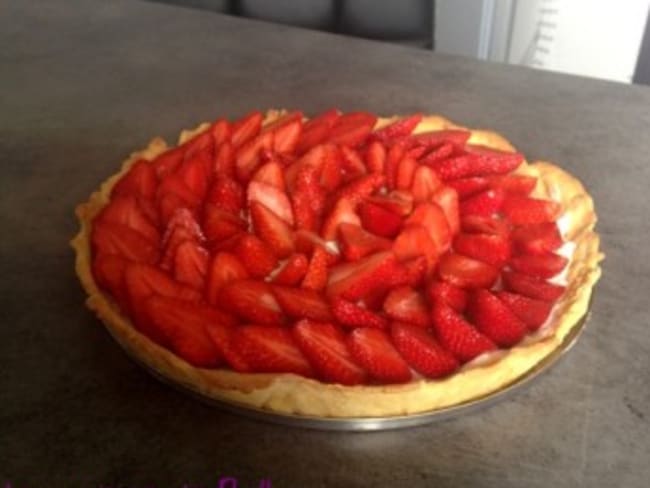 Tarte aux fraises et mascarpone façon Ladurée