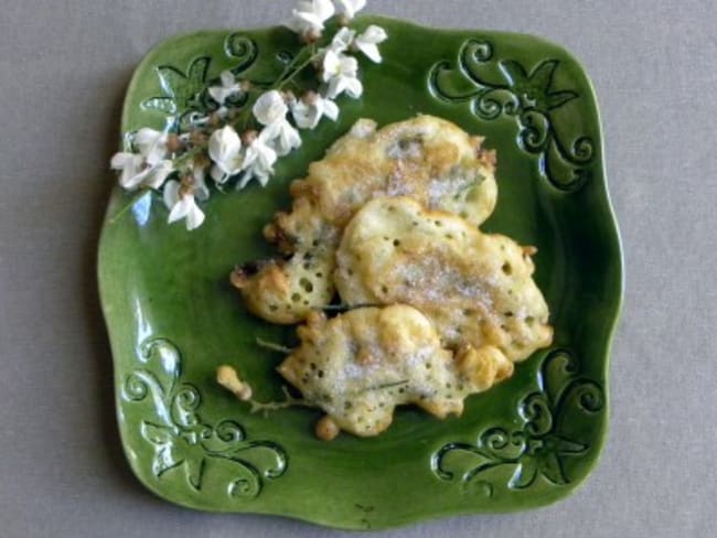 Beignets de fleurs d'acacia