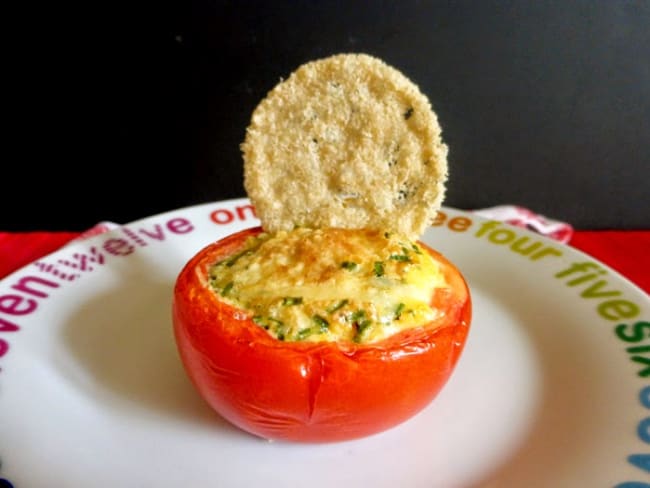 Oeufs en nid de tomates