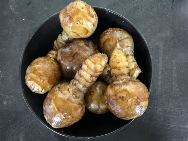 Ragout de champignons et topinambours à servir en entrée ou en garniture