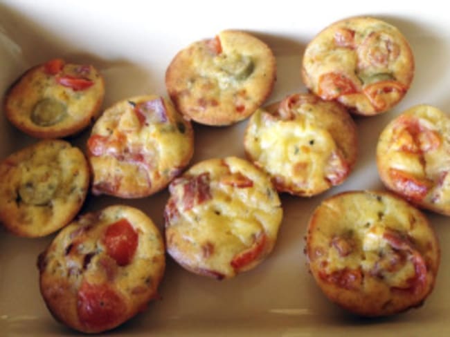 Muffins apéritif façon pizza