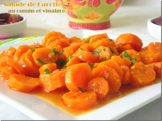 Salade de carottes au cumin