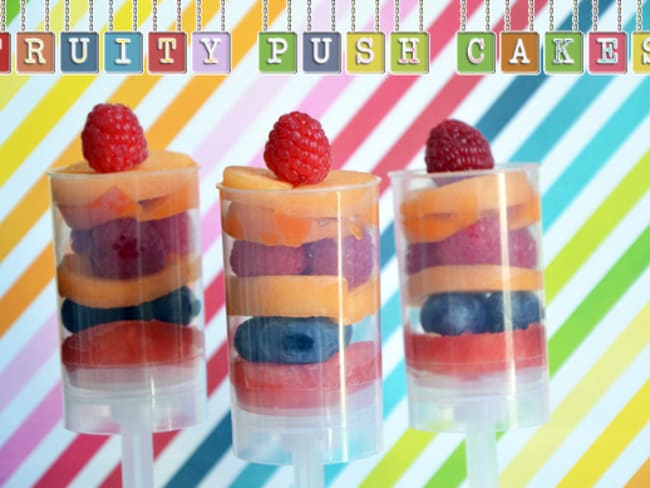 Push cakes fruités et vitaminés !