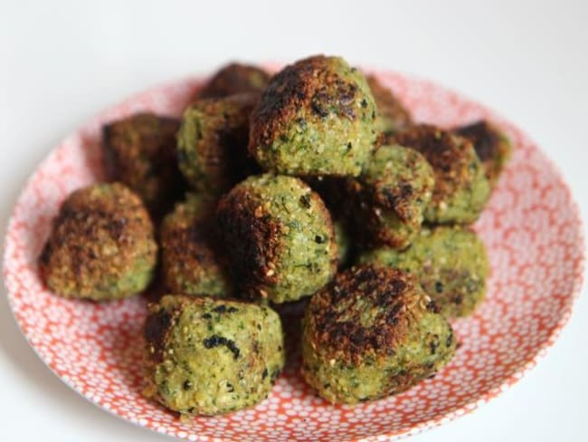 Falafels et sauce menthe persil d'après La cuisine de Bernard