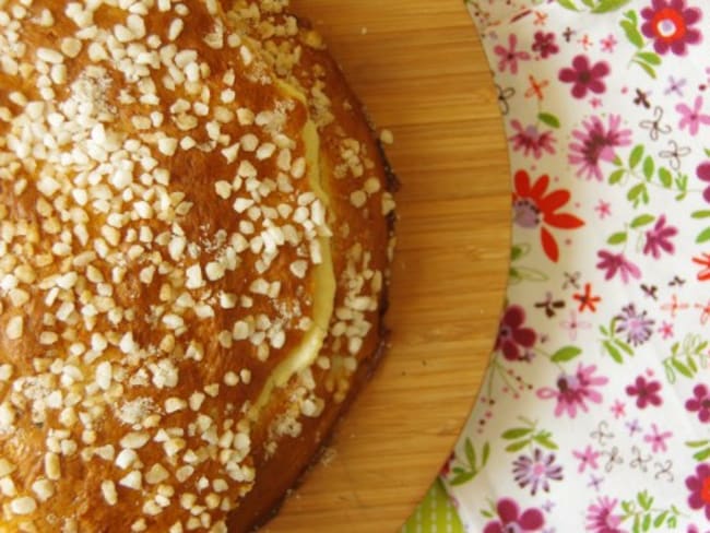 Tarte tropézienne à la fleur d'oranger