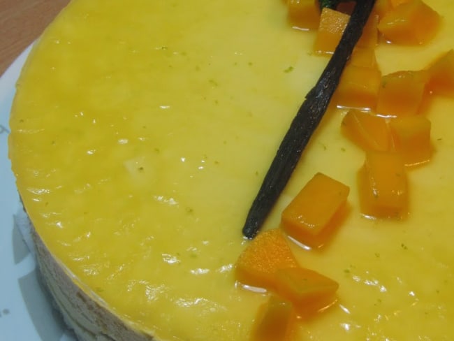 Entremet mangue-passion