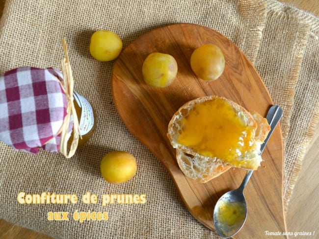 Confiture de prunes aux épices