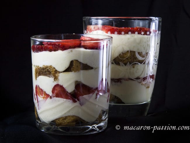 Tiramisu aux fraises