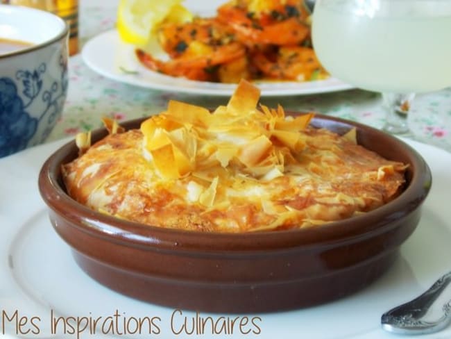 Tajine tunisien aux feuilles de brick