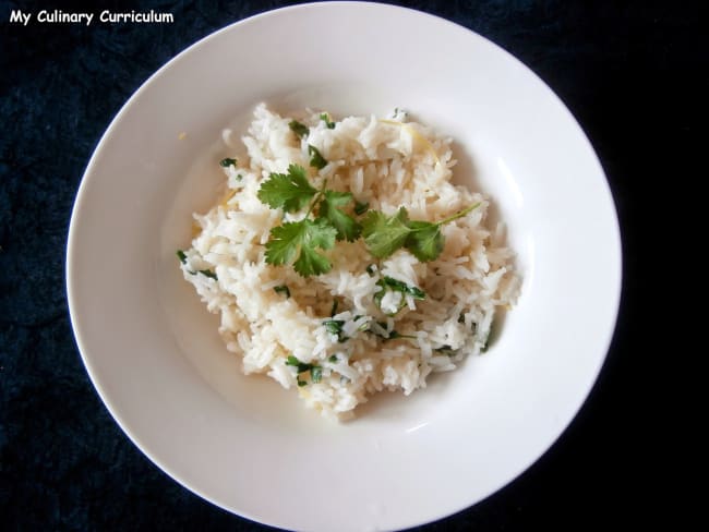 Riz basmati coriandre citron