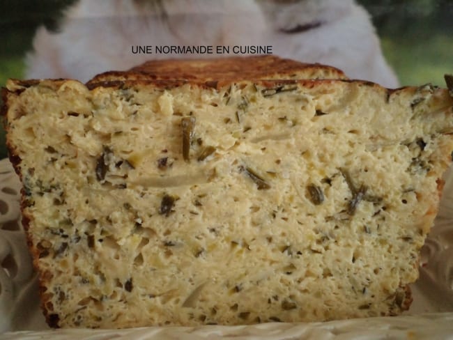 Terrine de courgettes à l'emmental