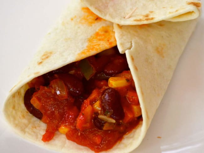 Fajitas végétariennes