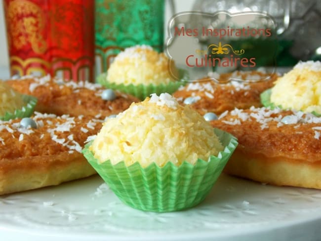 Boules de neige coco et citron vert