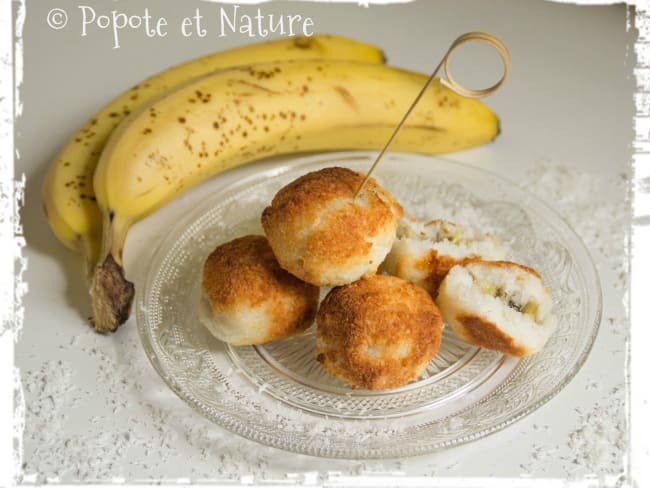 Petites bouchées coco-banane