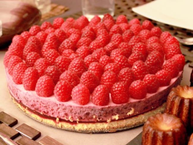 Bavarois à la framboise