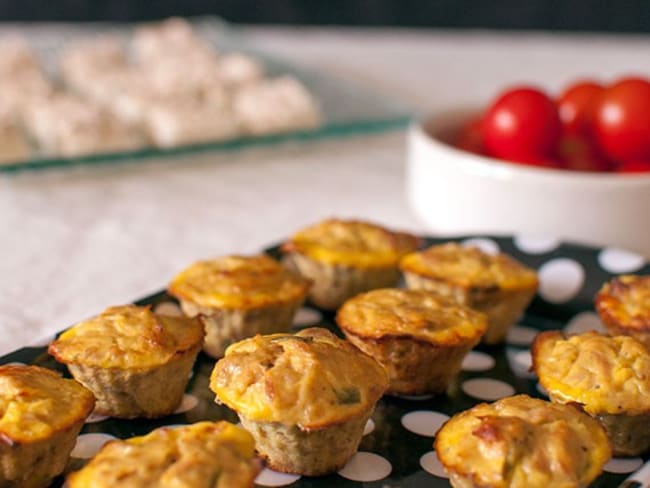 Mini bouchées au thon et à la moutarde