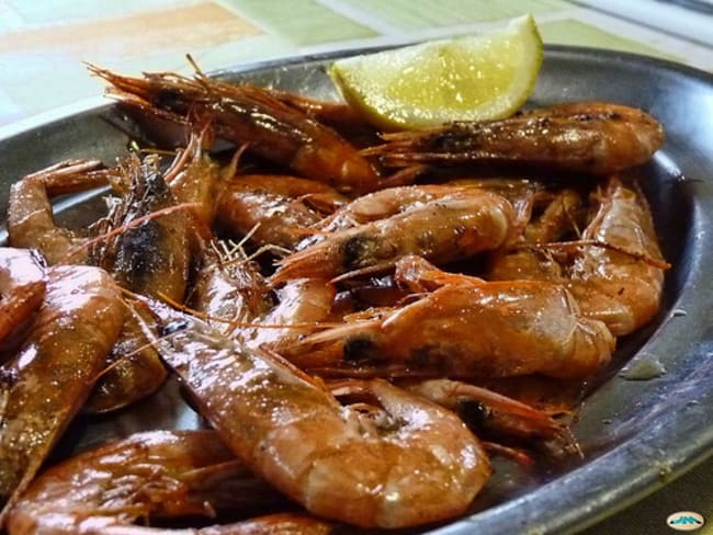 Gambas à la plancha