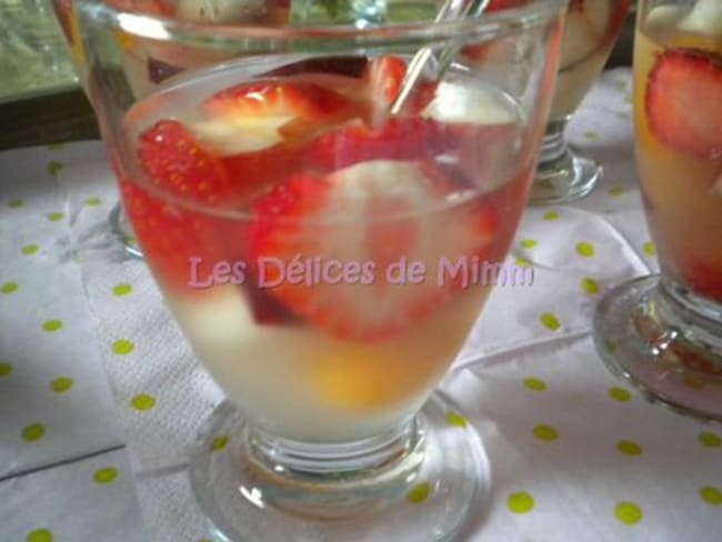 Cocktail Sangria blanche (apéritif)