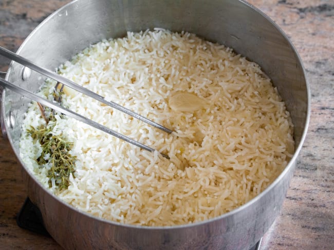 Casserole de riz pilaf