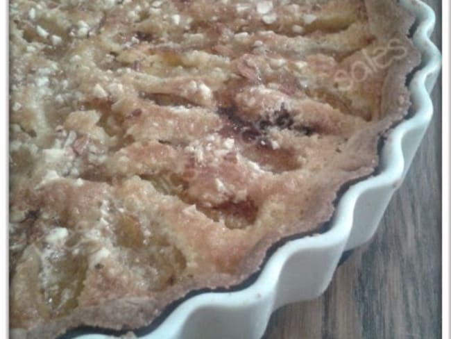 Tarte prune amandine