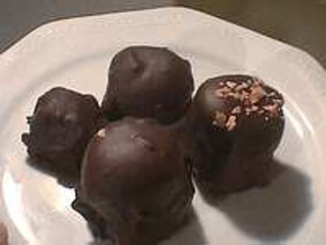 Rochers au chocolat praliné