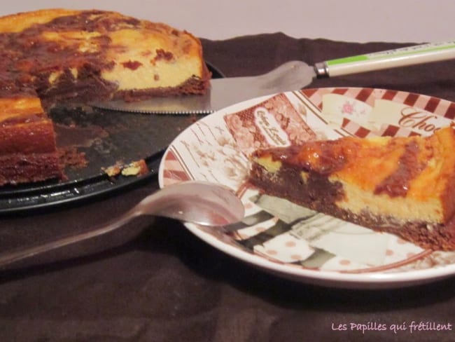 Fusion-acquisition entre un brownie et un cheesecake