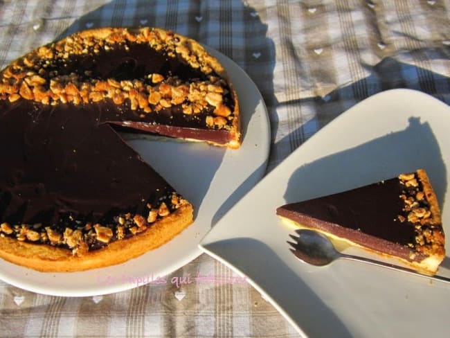 Soupçon de caramel, dans la tarte au chocolat