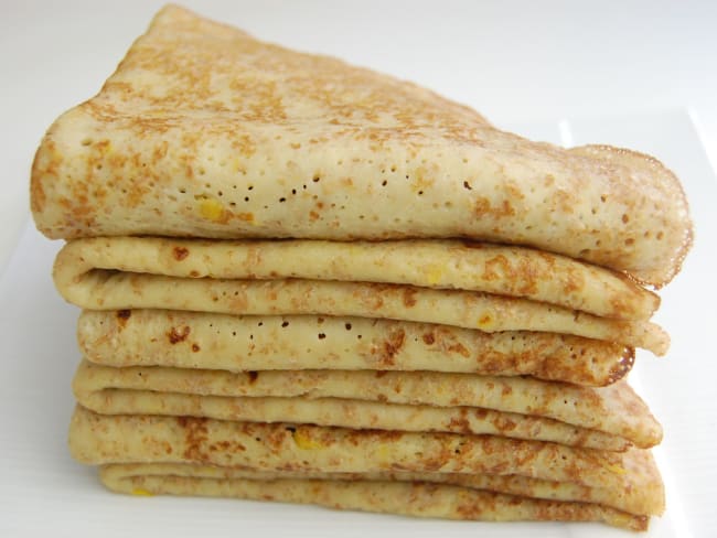 Crêpes sucrées au blé entier