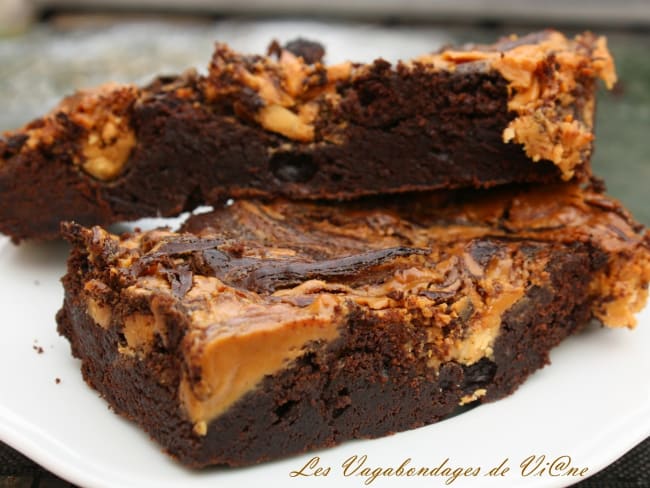 Brownie au beurre de cacahuètes