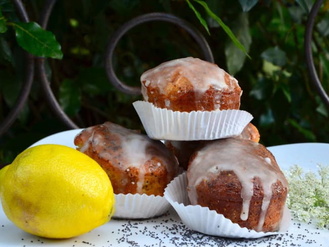 Muffins moelleux au citron et graines de pavot