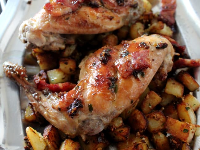 Sauté de lapin à la persillade de Mamie Charlotte