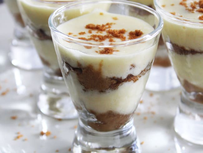 Tiramisu aux spéculoos et à la confiture de lait