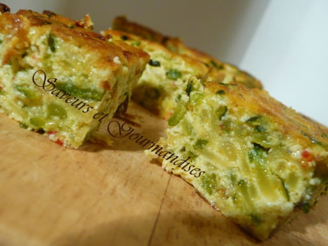 Frittata de courgettes et fromages