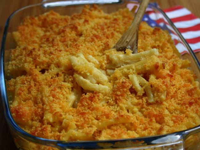 Mac and cheese ou gratin de macaroni au fromage
